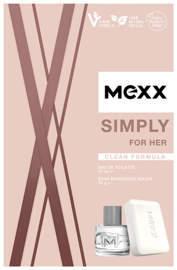 Mexx, Simply for Her, zestaw prezentowy perfum, 2 szt. Mexx