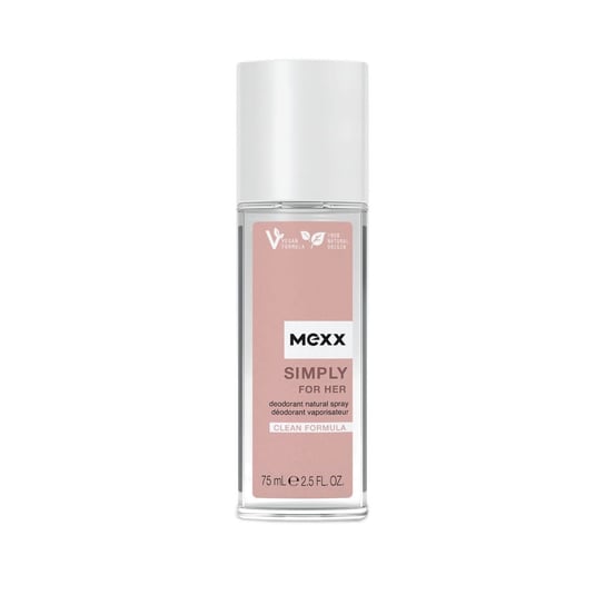 Mexx, Simply, Wegański dezodorant w spray'u dla kobiet, 75 ml Mexx