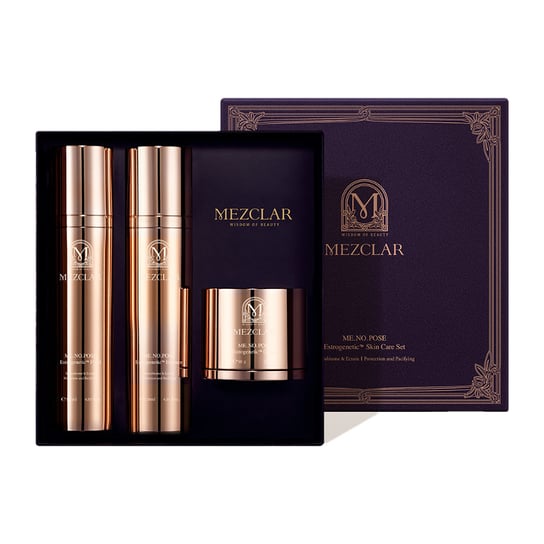 Mezclar, Me.no.pose Estrogenetic™ Skin Care, Zestaw Kosmetyków, 3 Szt. Mezclar