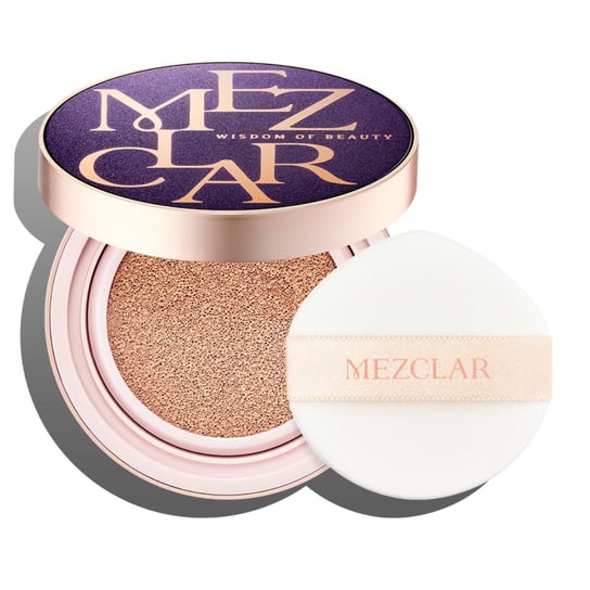 Mezclar, Skin Care Air Fit Cover Cushion, Podkład w kompakcie, Purple No.23, 10 g Mezclar