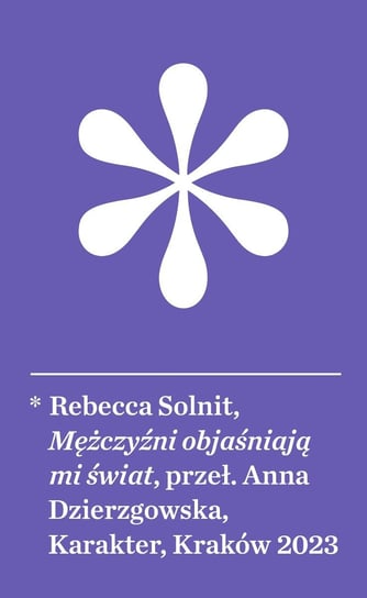 Mężczyźni objaśniają mi świat - ebook mobi Solnit Rebecca