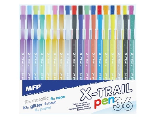 MFP, długopisy żelowe 36 kolorów 6001341 MFP