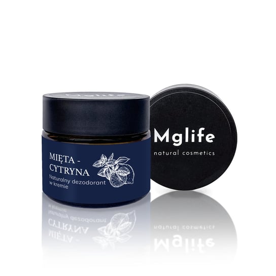 Mglife, Naturalny dezodorant w kremie Mięta – cytryna, 50 ml Mglife