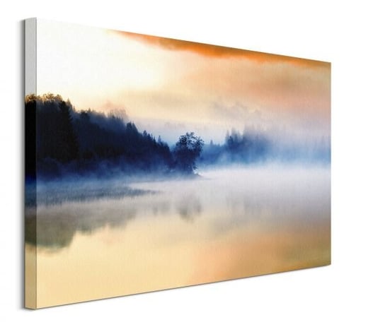 Mgliste Jezioro - obraz na płótnie Pyramid International