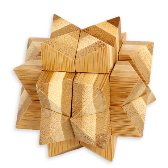 Mi-Toys, Łamigłówka bambusowa 1, drewniany Mi-Toys