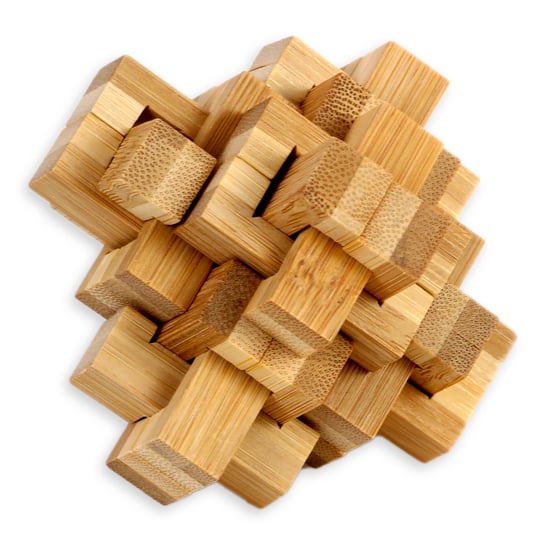Mi-Toys, Łamigłówka bambusowa 5, drewniany Mi-Toys