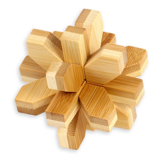 Mi-Toys, Łamigłówka bambusowa 8, drewniany Mi-Toys