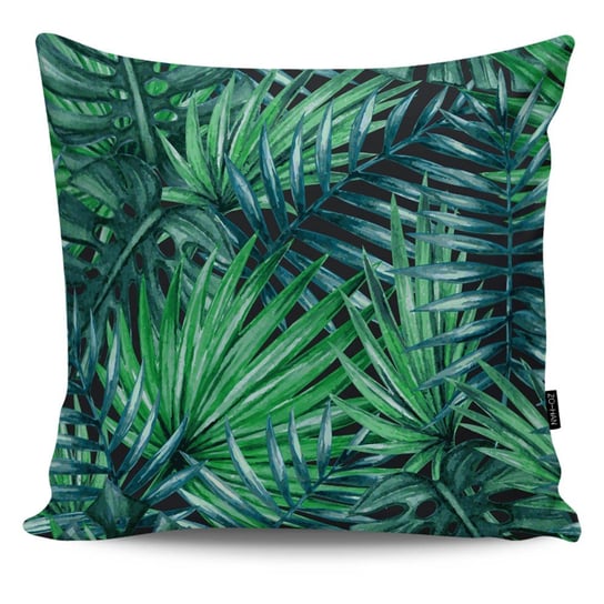 MIA home, Poduszka dekoracyjna Dark Palm Leaves I : Wielkość - 50x50 MIA home