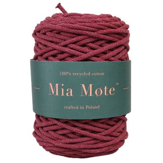 Mia Mote™ Thinny Line sznurek bawełniany 3mm ruby-Szpula ~ 300 m Inna marka