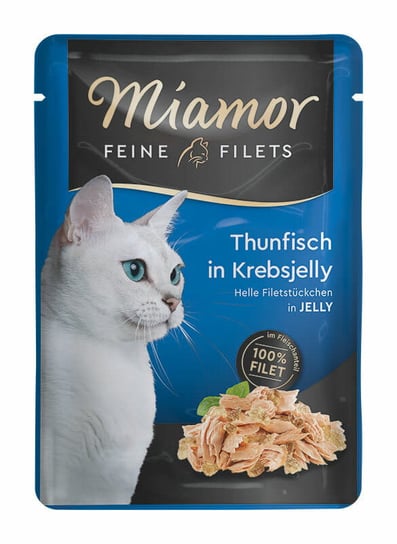 Miamor Feine Filets - Mokra karma dla kota z tuńczykiem I Krabami – Saszetka 100g Miamor