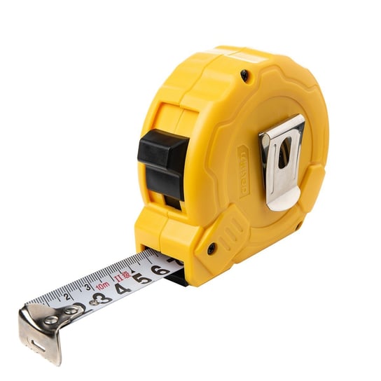 Miara zwijana Deli Tools EDL9010B, 10m/25mm (żółta) Deli Tools