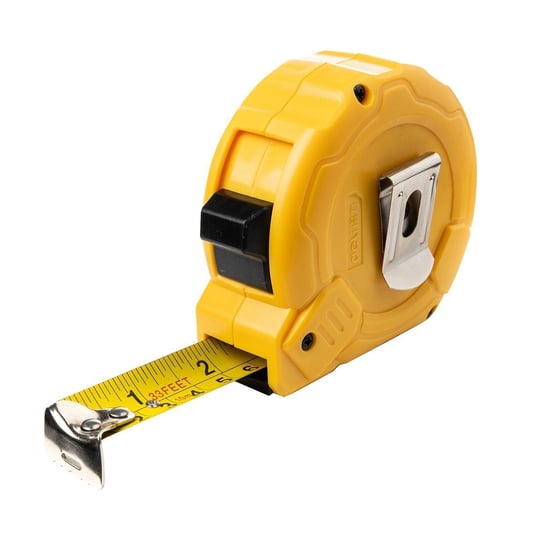 Miara zwijana Deli Tools EDL9010Y, 10m/25mm (żółta) Deli Tools