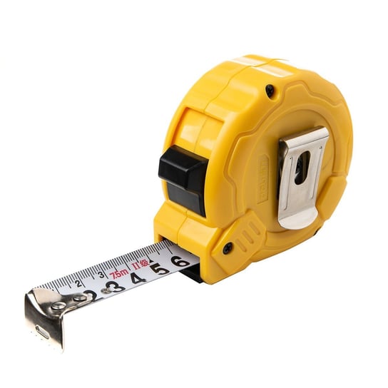 Miara zwijana Deli Tools EDL9075B, 7,5m/25mm (żółta) Deli Tools