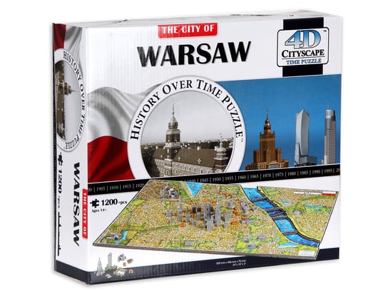 Miasta 4D, puzzle Warszawa Ambassador