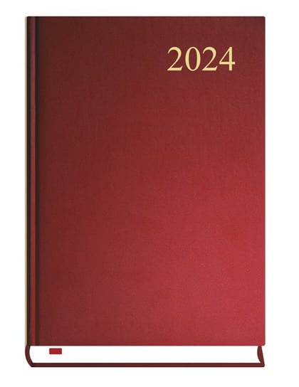 Michalczyk i Prokop kalendarze, kalendarz 2024 asystent a5 dzienny bordo MICHALCZYK i PROKOP