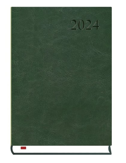 Michalczyk i Prokop kalendarze, kalendarz 2024 asystent a5 dzienny ciemna zieleń MICHALCZYK i PROKOP