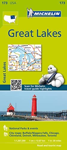 Michelin Great Lakes Map Michelin