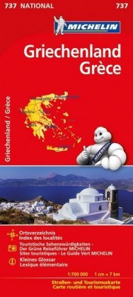 Michelin Nationalkarte Griechenland 1 : 700 000 Michelin Editions, Michelin Editions Des Voyages