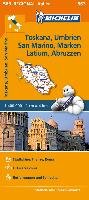 Michelin Toskana, Umbrien, San Marino, Marken, Latium, Abruzzen. Straßen- und Tourismuskarte 1:400.000 Michelin Editions, Michelin Editions Des Voyages