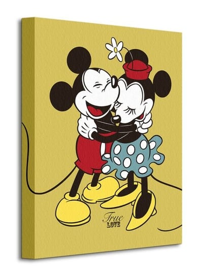 Mickey and Minnie Mouse True Love - obraz na płótnie Disney