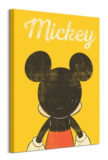 Mickey Mouse Back Distressed - obraz na płótnie Disney