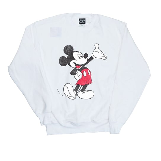 Mickey Mouse Bluza Damska / Damska Z Tradycyjną Falą (XL 8,5-9 / Ciepły Biały) Disney