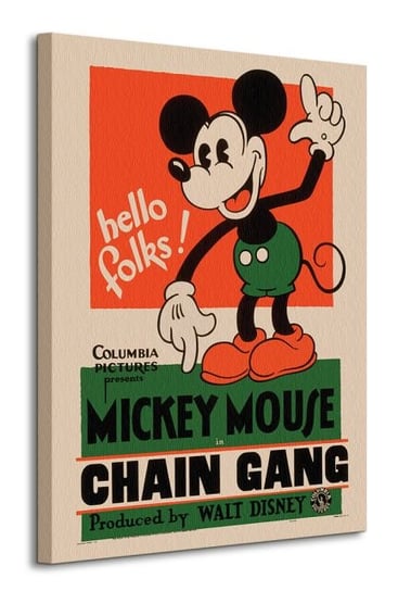 Mickey Mouse Chain Gang - obraz na płótnie Disney