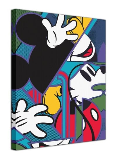Mickey Mouse Cubism - obraz na płótnie Disney