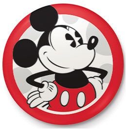 Mickey Mouse - przypinka Myszka Miki