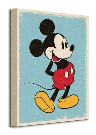 Mickey Mouse Retro - obraz na płótnie Disney
