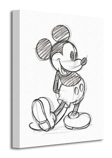 Mickey Mouse Sketched Single - obraz na płótnie Disney