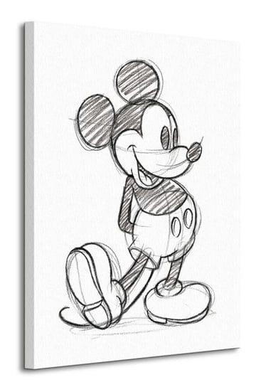 Mickey Mouse Sketched - Single - obraz na płótnie Disney