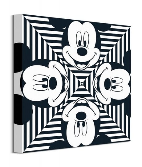 Mickey Mouse Stripe Squares - obraz na płótnie Disney
