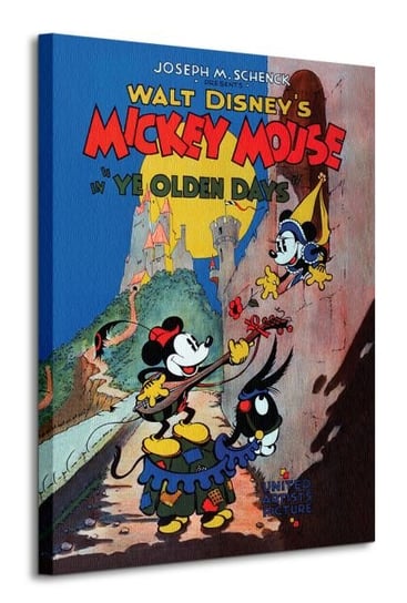 Mickey Mouse Ye Olden Days - obraz na płótnie Disney