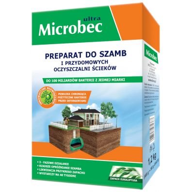 Microbec Preparat do szamb i przydomowych oczyszczalni eukaliptus 1.2 kg Microbec