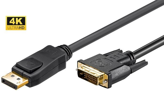 Microconnect Displayport 1.2 - Dvi-D Kabel 3M Microconnect