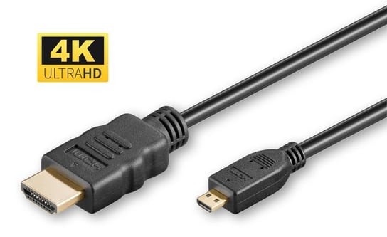 Microconnect High Speed Hdmi 2.0 A To Hdmi Micro D Cable, With Ethernet 2M Microconnect