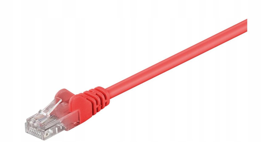 Microconnect U/Utp Cat5E 5M Czerwony Pvc Microconnect
