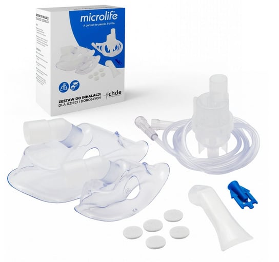 MICROLIFE Zestaw do inhalacji dla dzieci i dorosłych do inhalatorów NEB200, NEB400 i NEB410 MicroLife