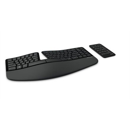 Microsoft 5KV-00005 Sculpt Ergonomic Keyboard for Business Numeric keypad, Black, English International Microsoft