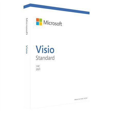 Microsoft Visio Std 2021 Windows D86-05954, bez nośników, angielski Microsoft