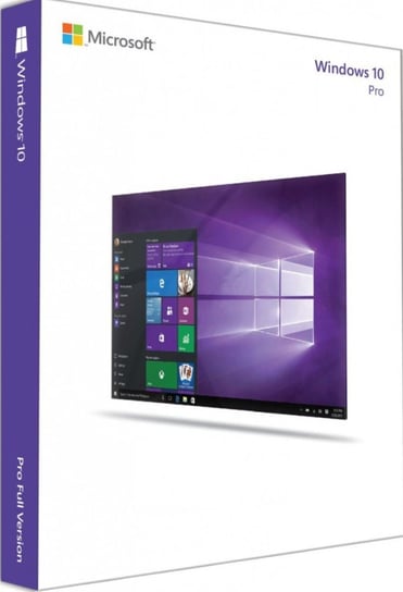 MICROSOFT Windows 10 Professional FQC-10173, 1 stanowisko, wieczysta, BOX, PL 