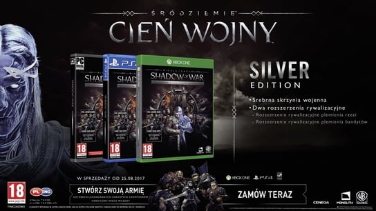 Middle-earth: Shadow of War (Śródziemie: Cień Wojny) - Silver Edition Monolith