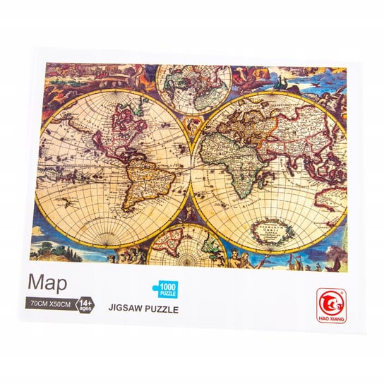 Midex, Puzzle, Historyczna Mapa Świata , 1000 el. Midex