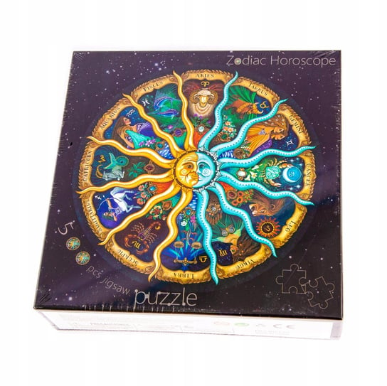 Midex, puzzle, okrągłe, Znaki zodiaku horoskop, 500 el. Midex
