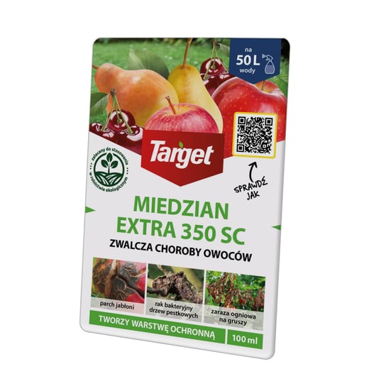 Miedzian Extra 350 SC 100 ml ekologiczny środek grzybobójczy Target