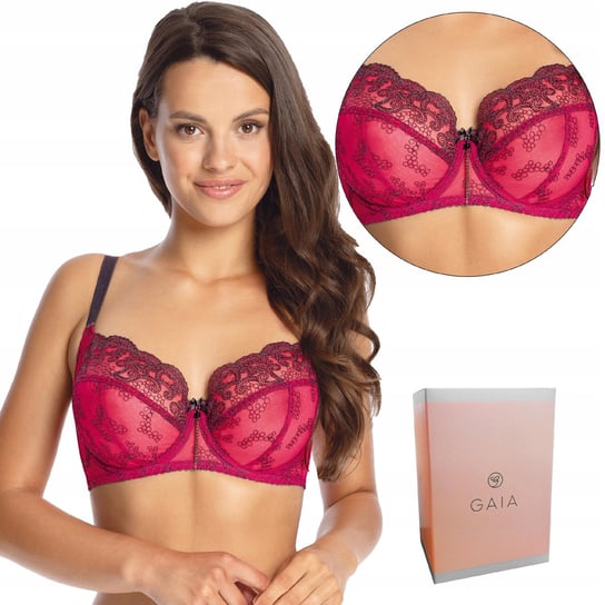 Miękki Biustonosz Gaia 1115 Rose Soft, Haft 75C GAIA