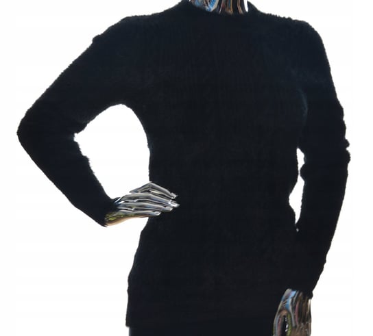 Miękki damski sweter alpaka touch UNI czarny Inny producent