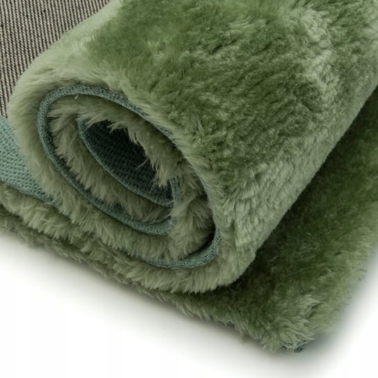 Miękki dywan MD z wysokim włosiem, Zielony, 100x150 cm MD