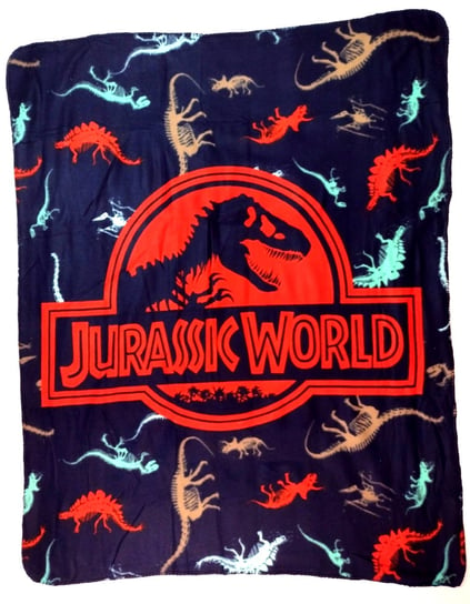 Miękki kocyk Jurassic World 120 x 140 cm Inna marka